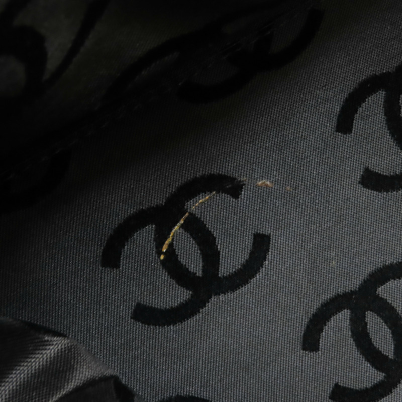 CHANEL 牛皮皮革Tote Bag金扣肩背袋-13