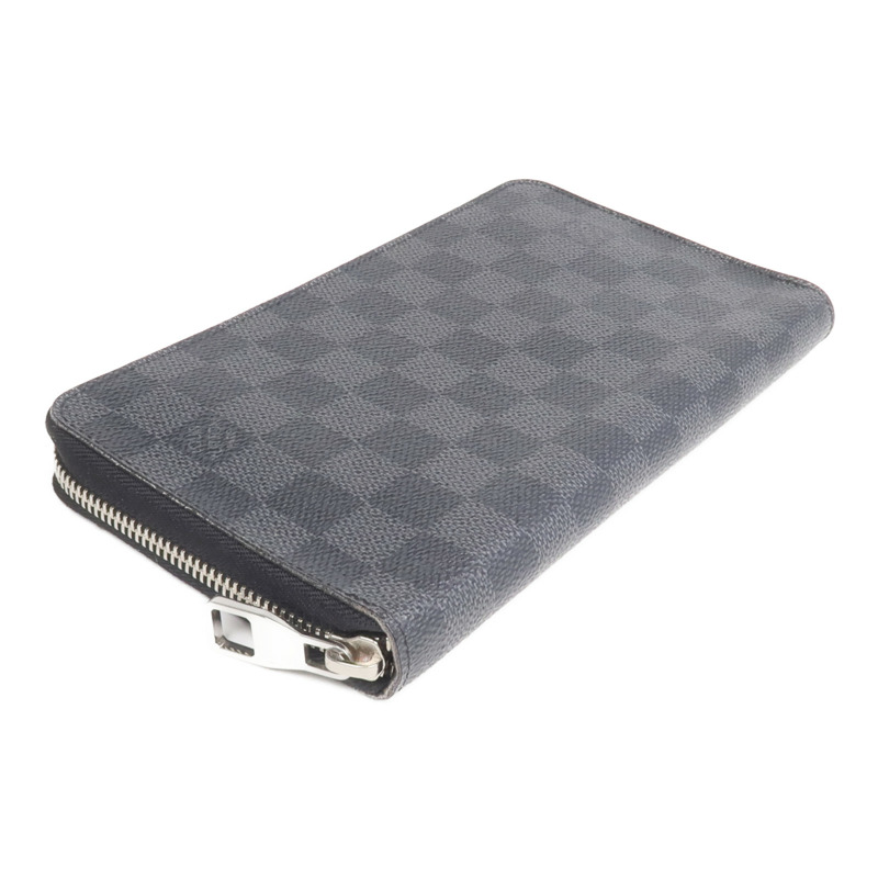LOUIS VUITTON Damier Graphite Zippy Organizer銀扣長錢包-3
