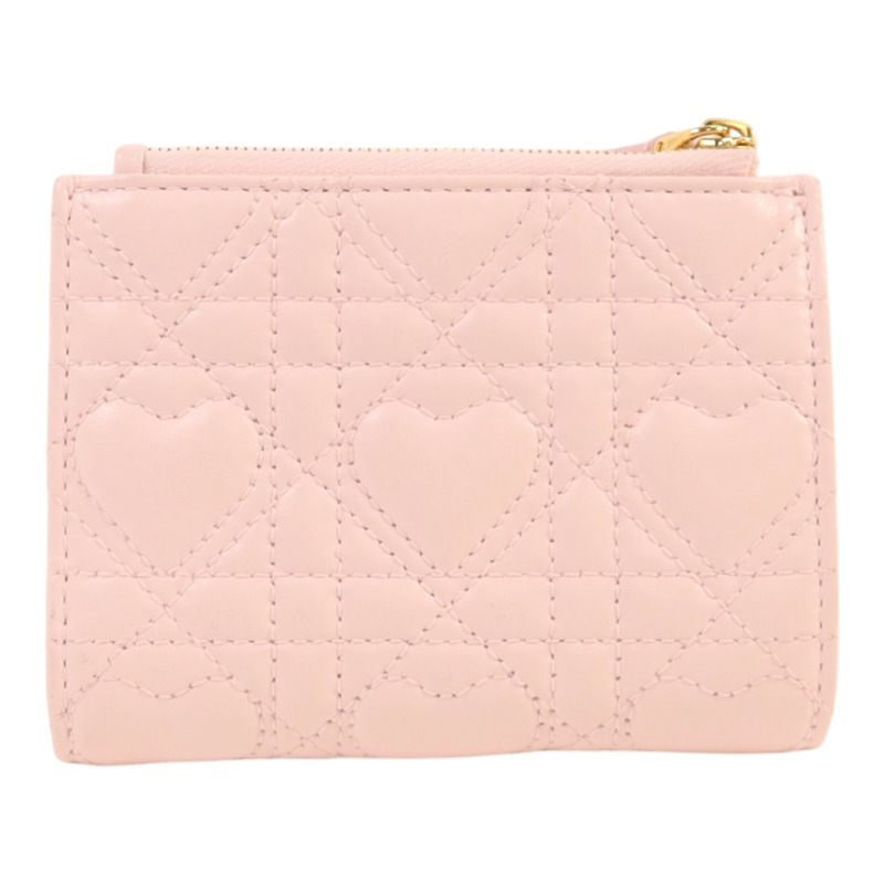 Dior 牛皮皮革Wallet金扣錢包-1