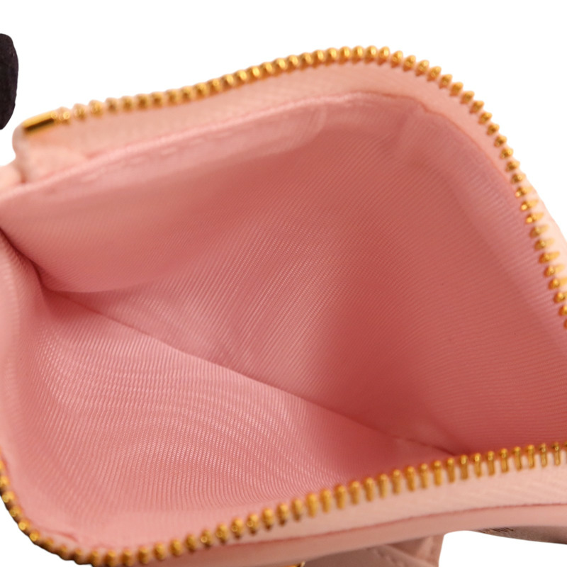 Dior 牛皮皮革Wallet金扣錢包-7