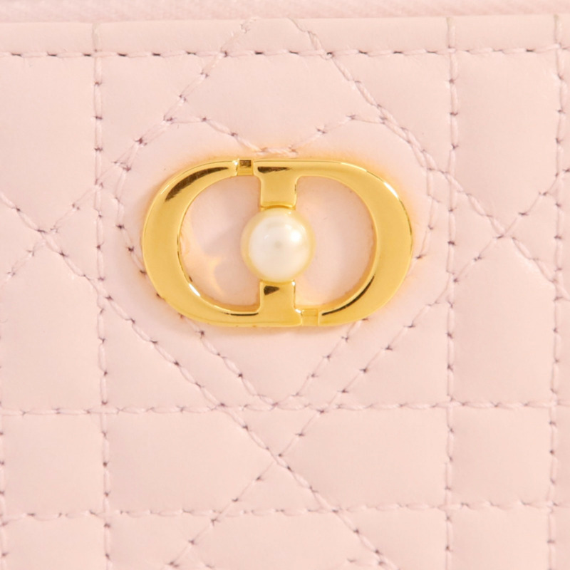Dior 牛皮皮革Wallet金扣錢包-14