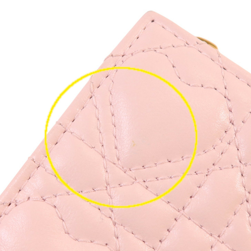 Dior 牛皮皮革Wallet金扣錢包-15