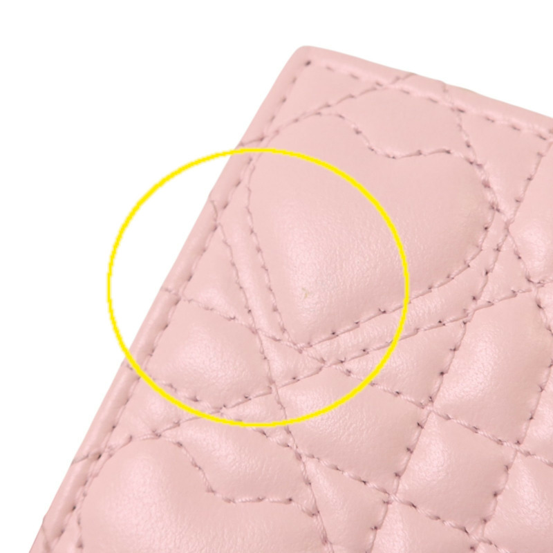 Dior 牛皮皮革Wallet金扣錢包-16