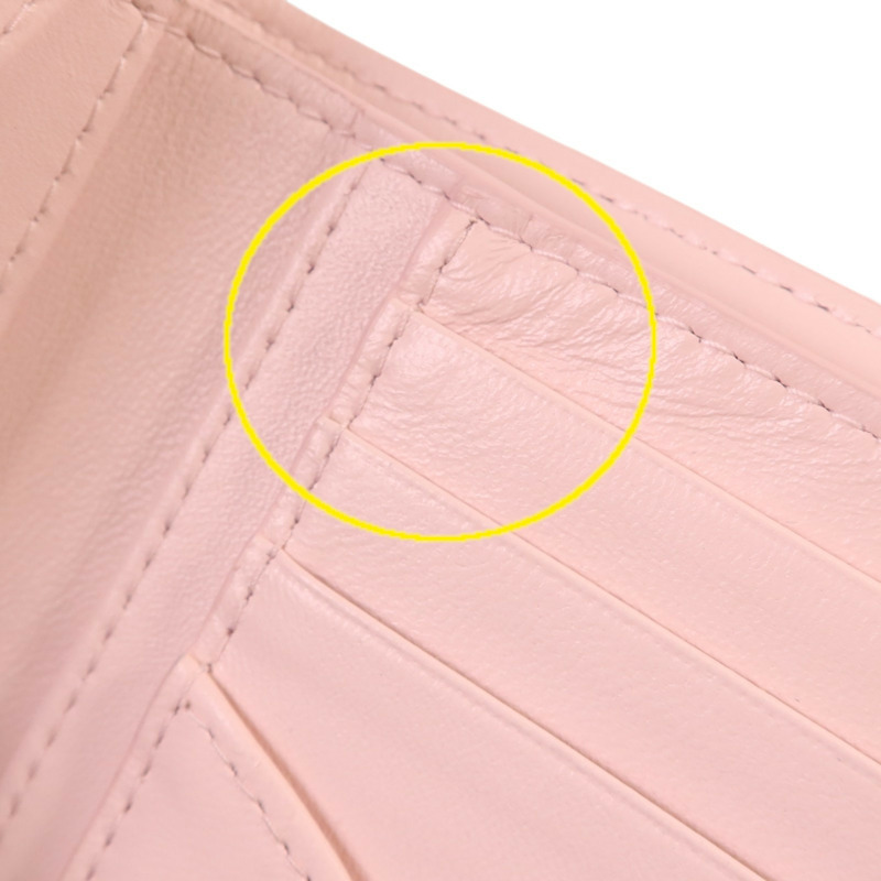 Dior 牛皮皮革Wallet金扣錢包-17