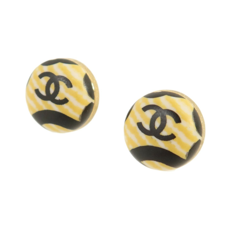 CHANEL 金屬/PVC Earrings耳環-1