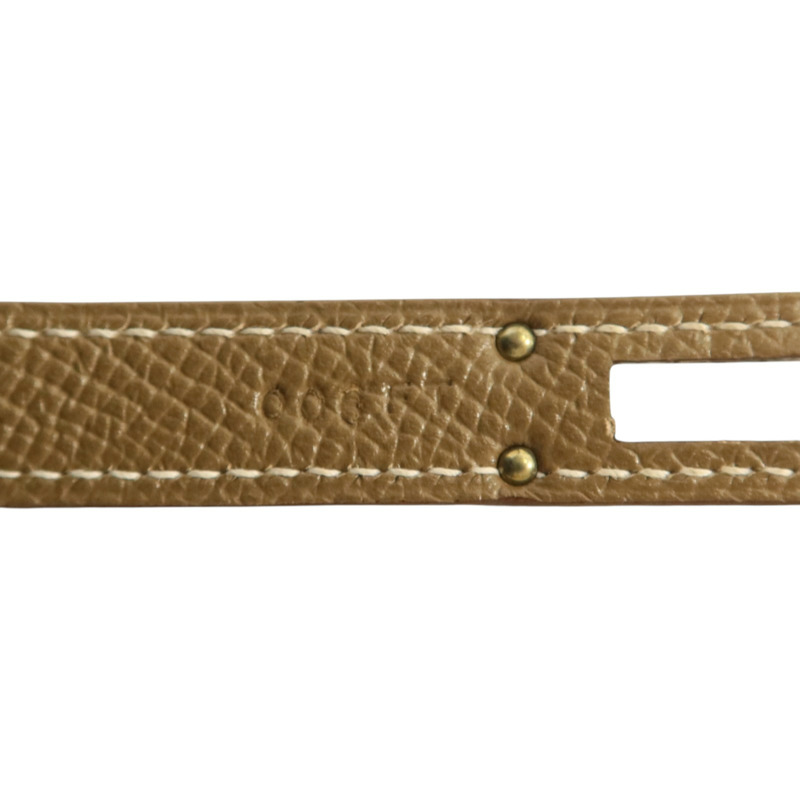 HERMES Epsom皮革Kelly Long Wallet銀扣長錢包Etoupe-9