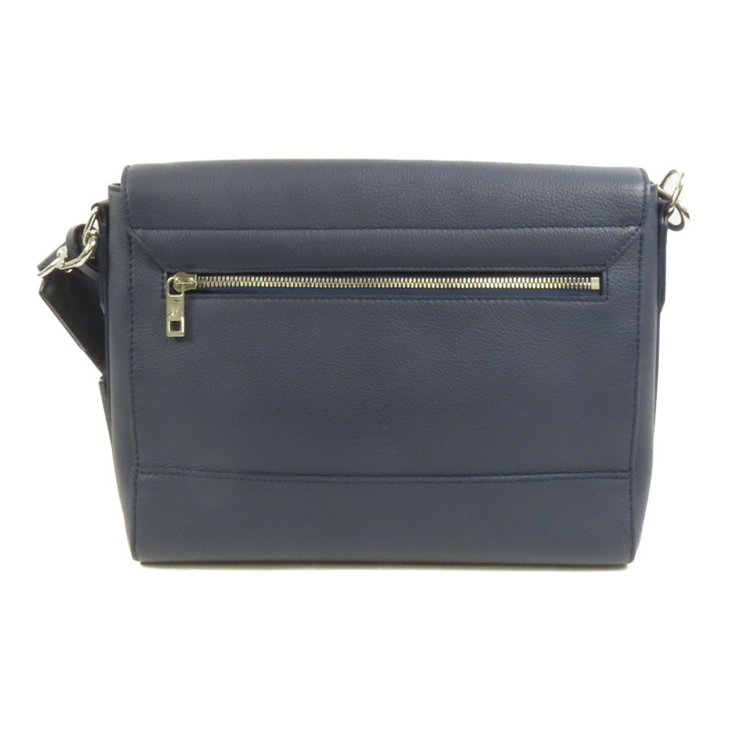 LOUIS VUITTON 牛皮皮革Aerogram Takeoff銀扣肩背袋-1