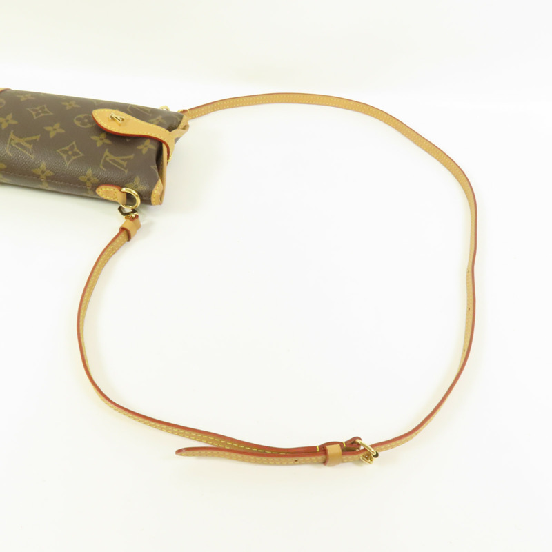 LOUIS VUITTON Monogram Fold Me Pouch金扣肩背袋-4