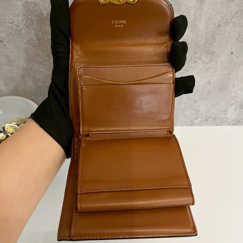 Celine 三摺短夾-4