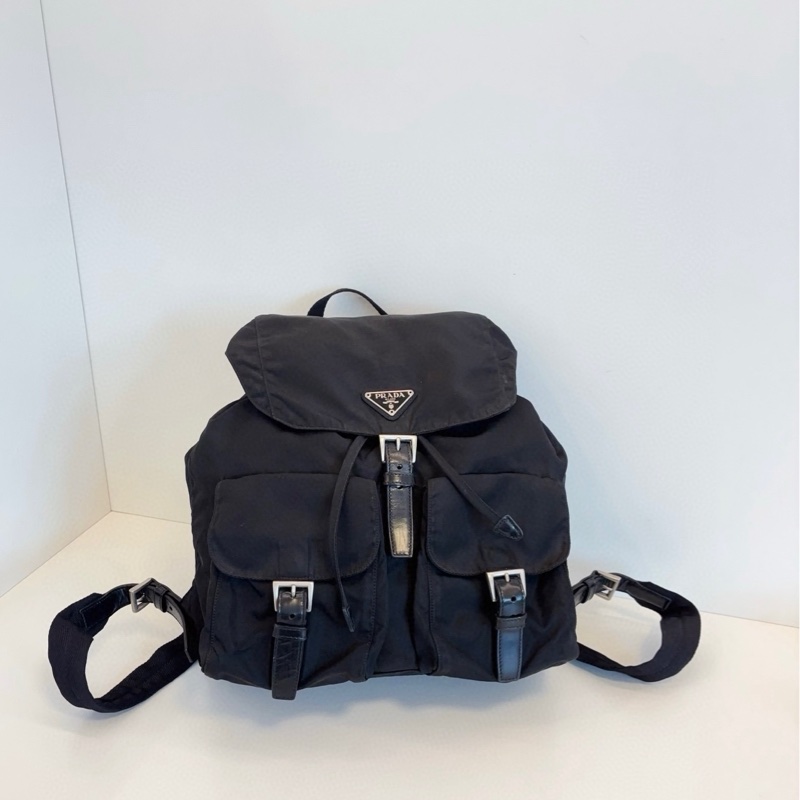 Prada 普拉達 Re-Nylon 降落傘雙肩包背包-0