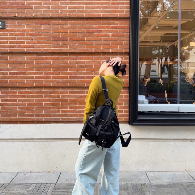 Prada 普拉達 Re-Nylon 降落傘雙肩包背包-4