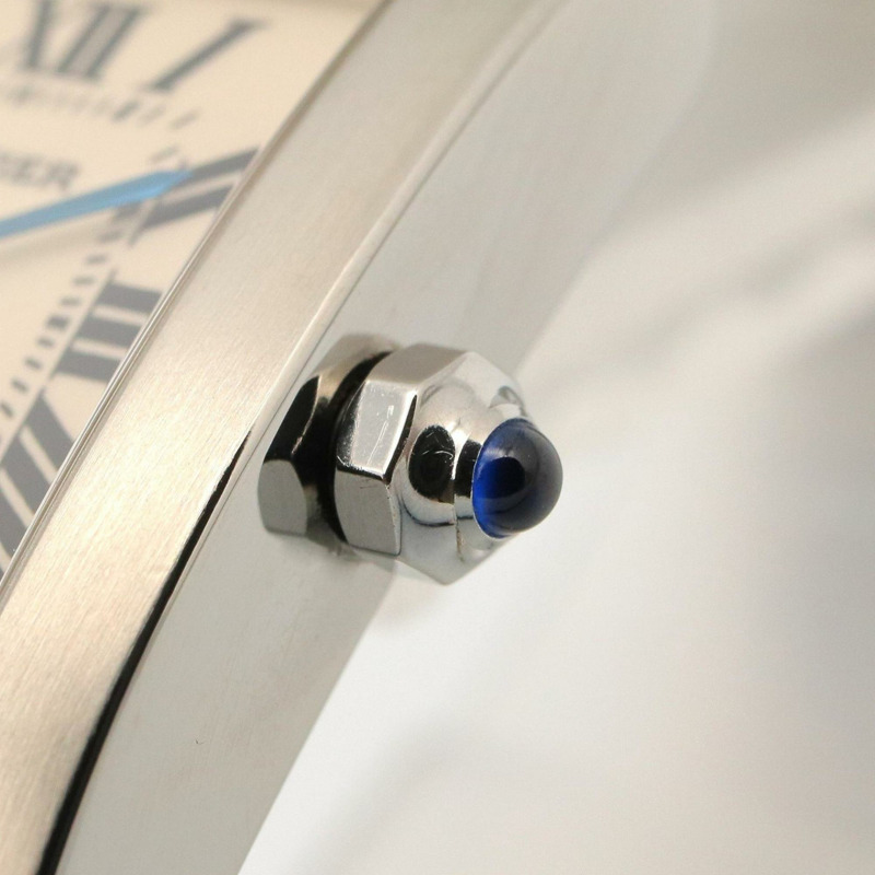 卡地亞 Tank Française SM 女士腕錶，不鏽鋼材質，銀色，型號 W51008Q3-5