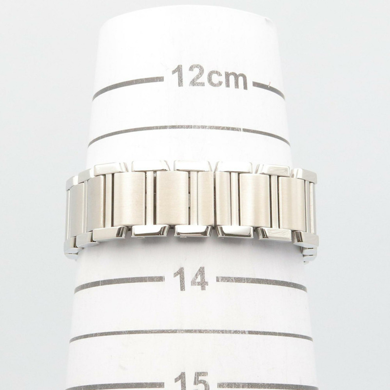 卡地亞 Tank Française SM 女士腕錶，不鏽鋼材質，銀色，型號 W51008Q3-6