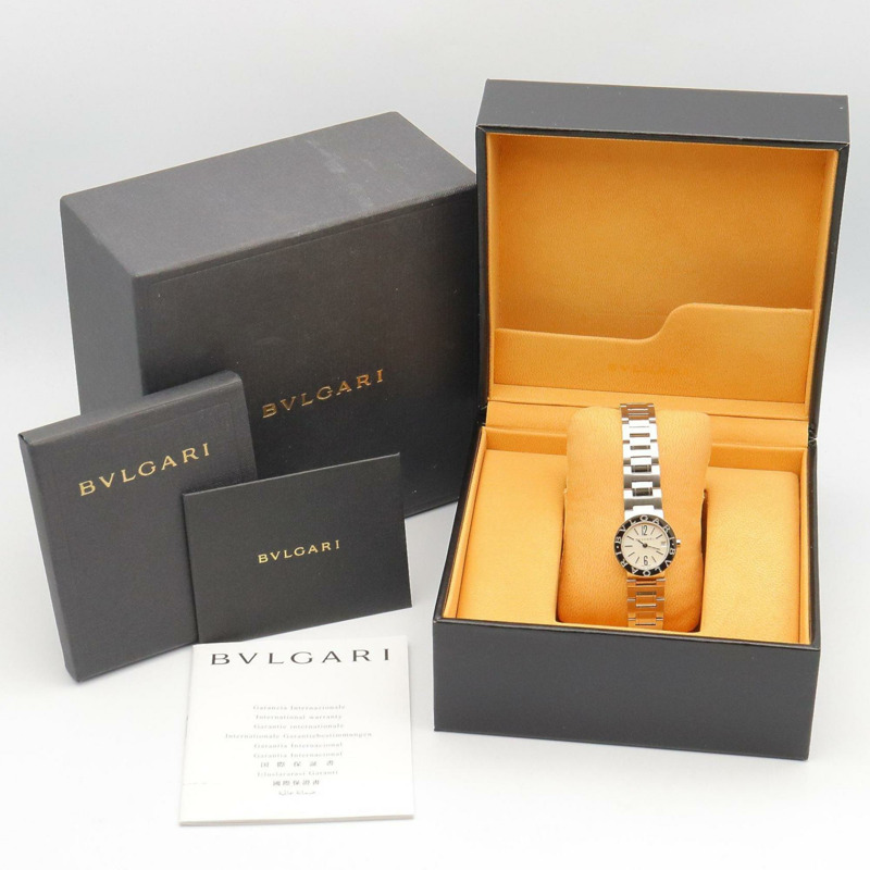 寶格麗 (Bulgari) BVLGARI 女士銀色不鏽鋼腕錶 BB23SS-9