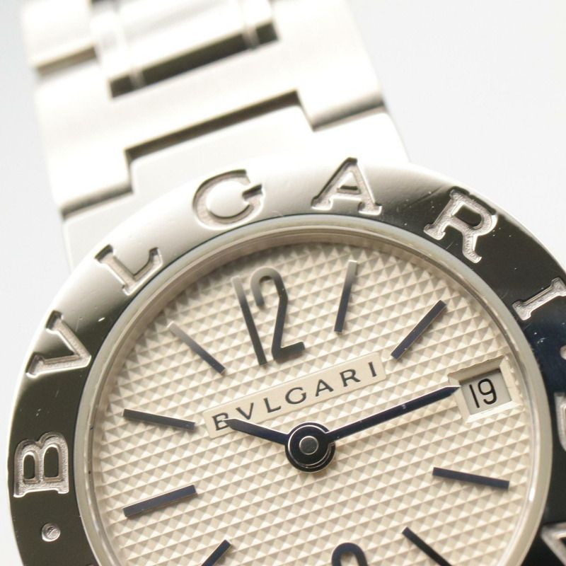 寶格麗 (Bulgari) BVLGARI 女士銀色不鏽鋼腕錶 BB23SS-10
