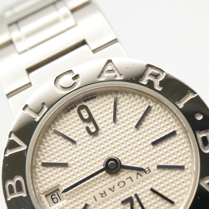 寶格麗 (Bulgari) BVLGARI 女士銀色不鏽鋼腕錶 BB23SS-11