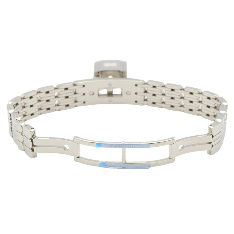 愛馬仕凱莉腕錶，不鏽鋼材質，女士款，白色，KE4.110-4