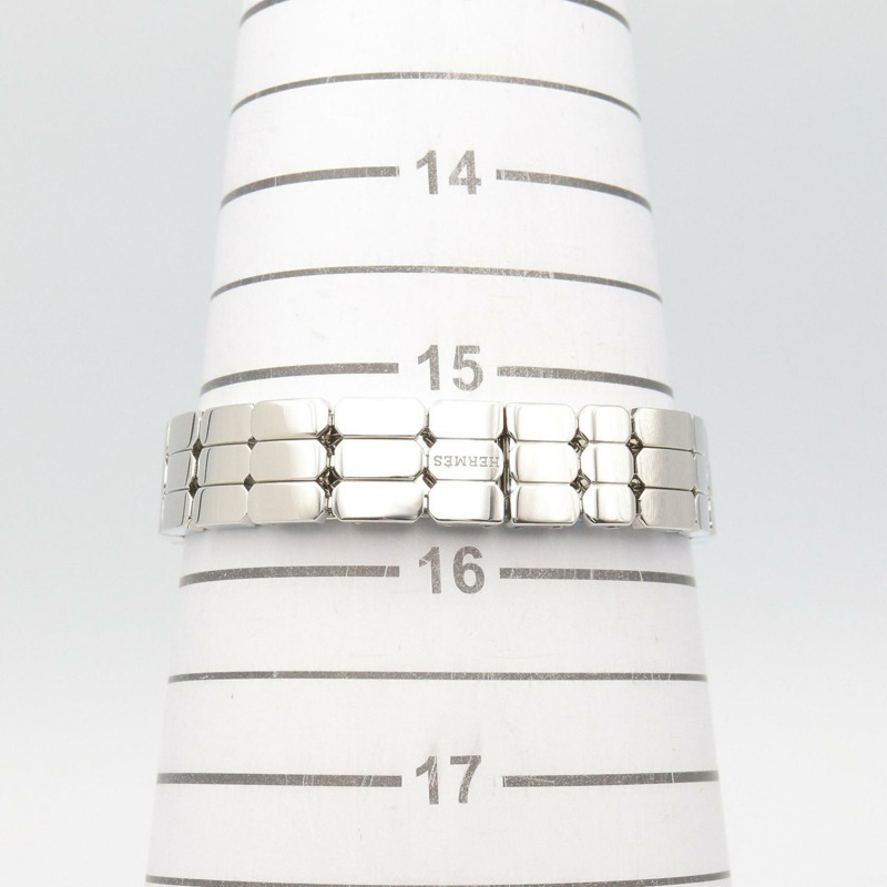 愛馬仕凱莉腕錶，不鏽鋼材質，女士款，白色，KE4.110-7