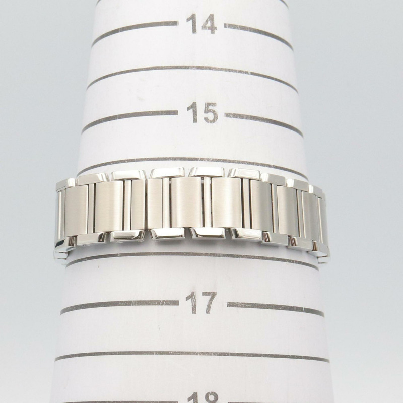 卡地亞 Tank Française SM 女士腕錶,不鏽鋼材質,象牙色 (W51008Q3)-6