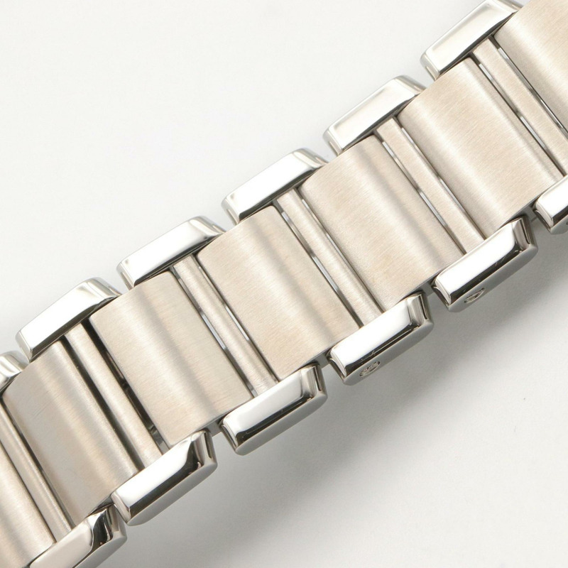 卡地亞 Tank Française SM 女士腕錶,不鏽鋼材質,象牙色 (W51008Q3)-13