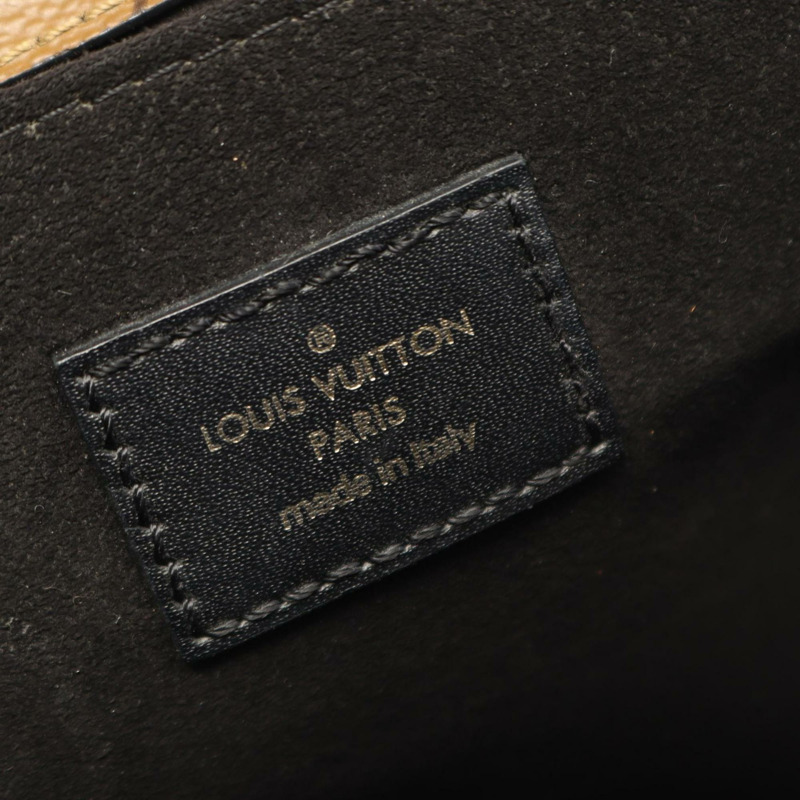 路易威登 Pochette Metis MM 手提包，塗層帆布和皮革，Monogram Reverse 反面圖案，女士款，棕色/黑色，M44876-3