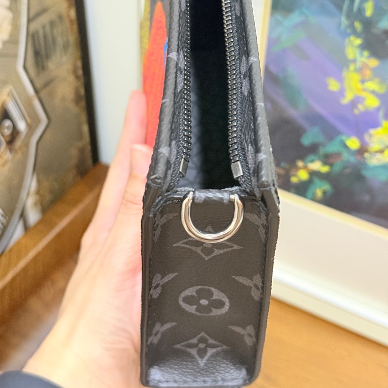 95新✨賠售超甜賣🫶🏻僅試揹🩶LV草間彌生 南瓜系列 二合一 斜背包 黑色 灰色-33