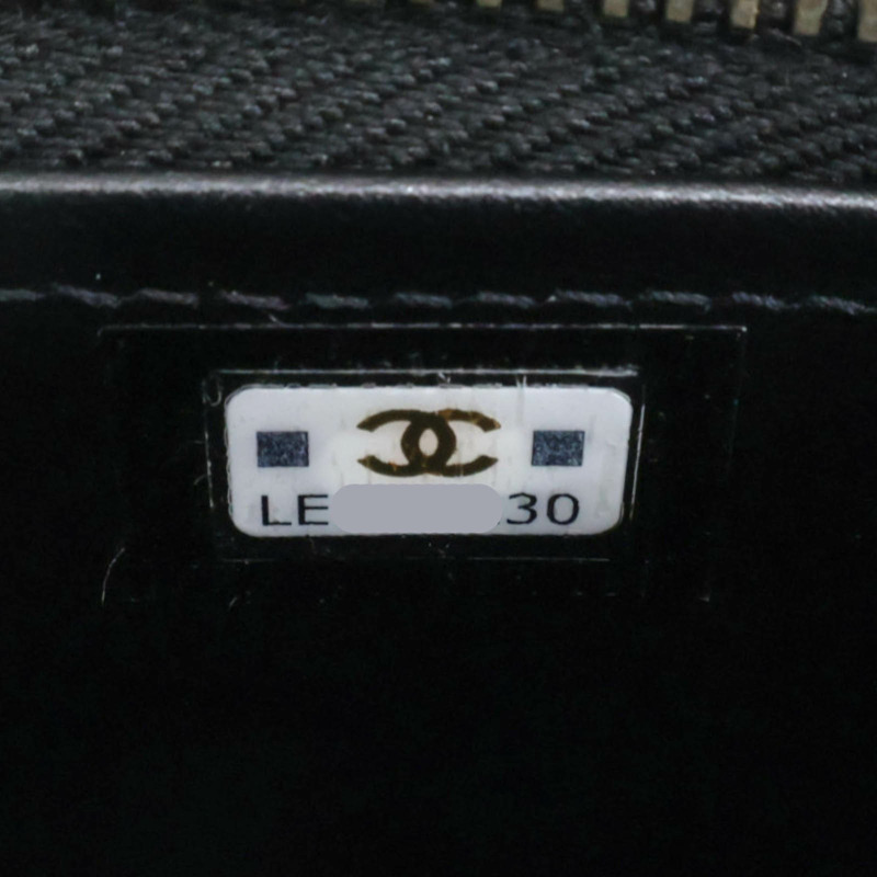 黑色 菱格紋 荔枝紋 牛皮 Coco Casino Vanity Case 鏈條包 肩背包【CHANEL 香奈兒】 AP3079-8