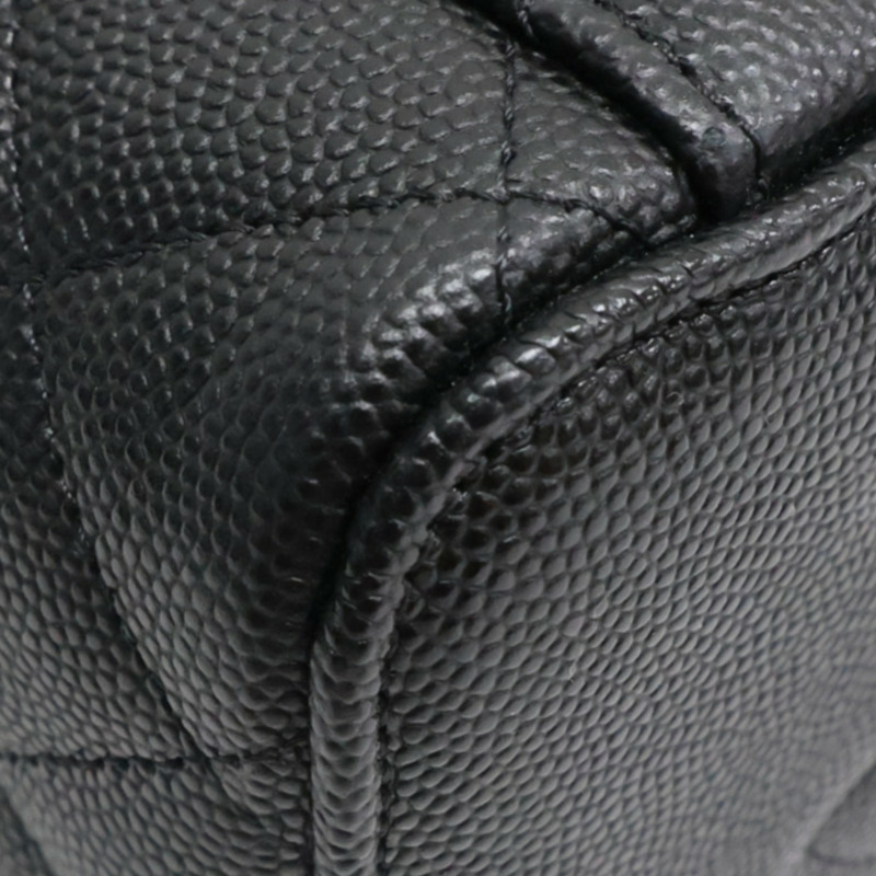 黑色 菱格紋 荔枝紋 牛皮 Coco Casino Vanity Case 鏈條包 肩背包【CHANEL 香奈兒】 AP3079-12