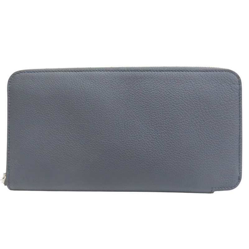 石板灰 Evercolor牛皮 Silk'In 絲巾長夾 K刻【HERMES 愛馬仕】 H086365CK-0