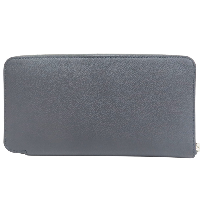 石板灰 Evercolor牛皮 Silk'In 絲巾長夾 K刻【HERMES 愛馬仕】 H086365CK-1