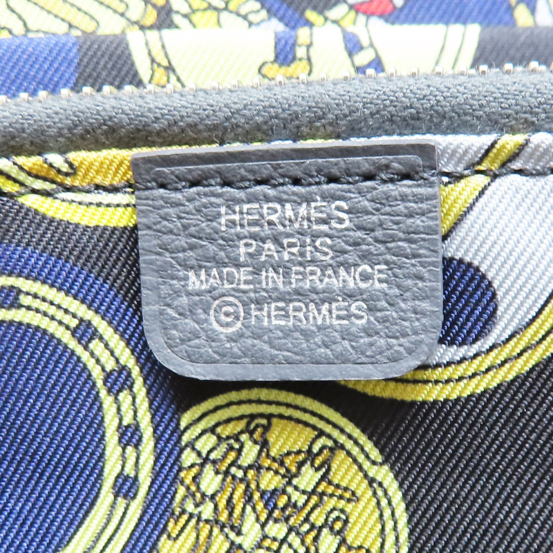 石板灰 Evercolor牛皮 Silk'In 絲巾長夾 K刻【HERMES 愛馬仕】 H086365CK-6