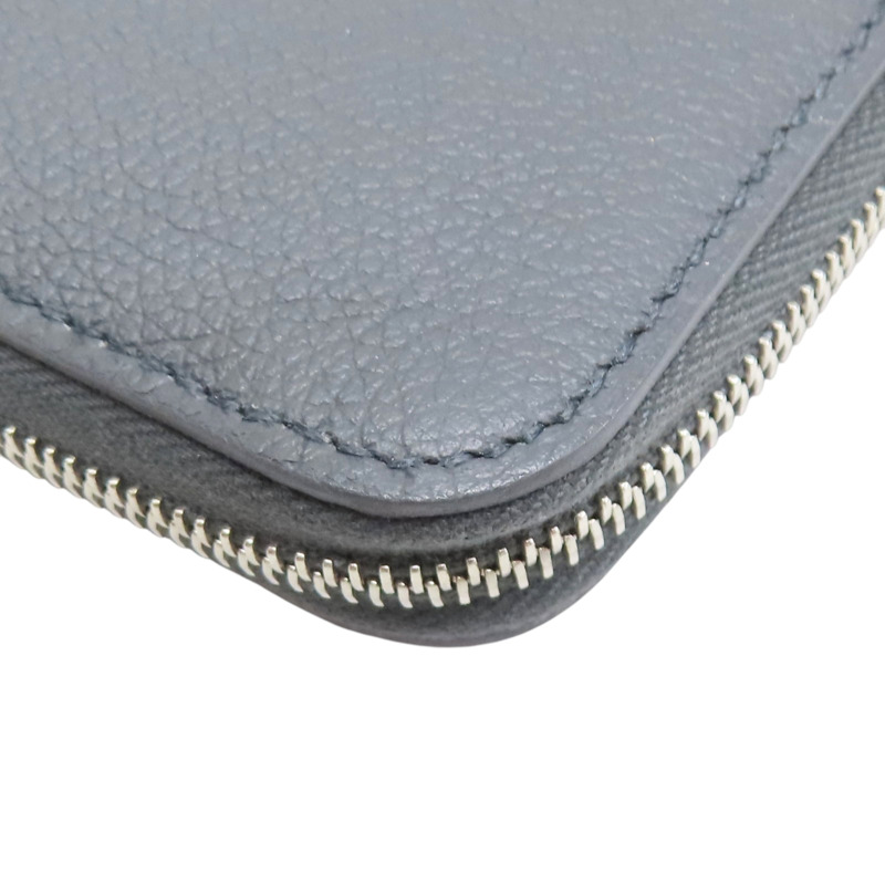 石板灰 Evercolor牛皮 Silk'In 絲巾長夾 K刻【HERMES 愛馬仕】 H086365CK-10