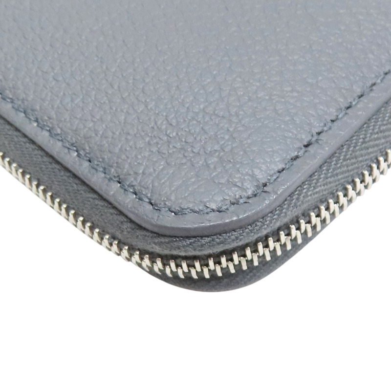 石板灰 Evercolor牛皮 Silk'In 絲巾長夾 K刻【HERMES 愛馬仕】 H086365CK-11