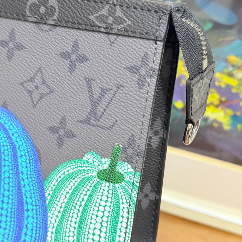 99新🎖️私物甜售🩶僅試揹LV草間彌生 南瓜系列 二合一 斜背包 黑色 灰色-2