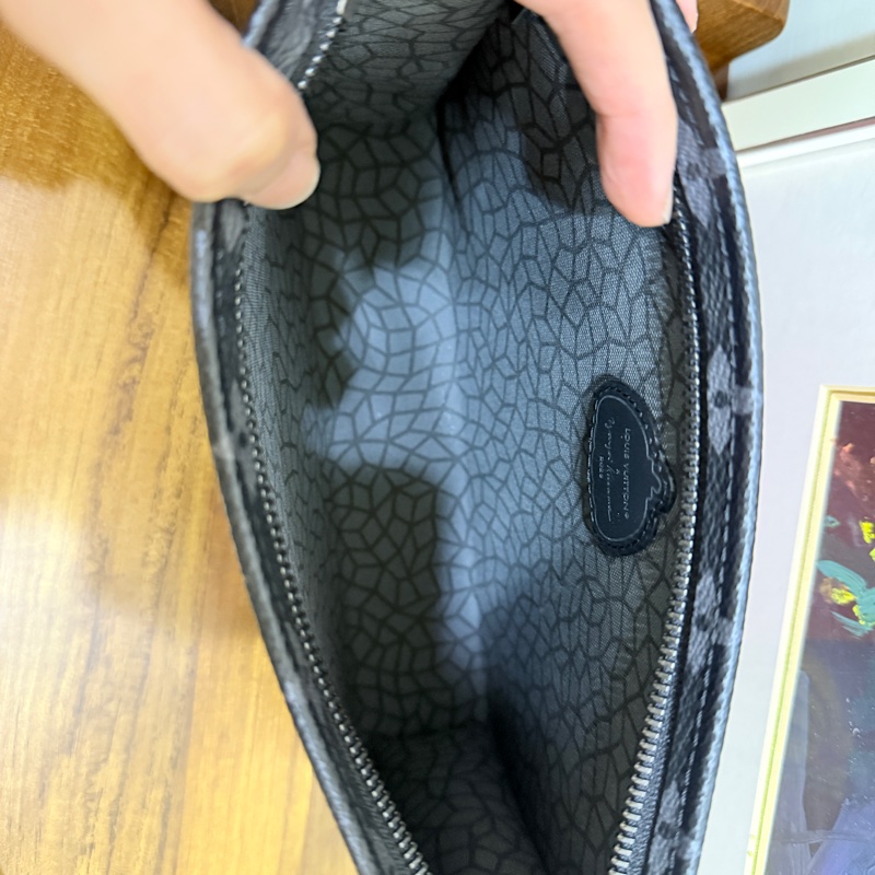 99新🎖️私物甜售🩶僅試揹LV草間彌生 南瓜系列 二合一 斜背包 黑色 灰色-15