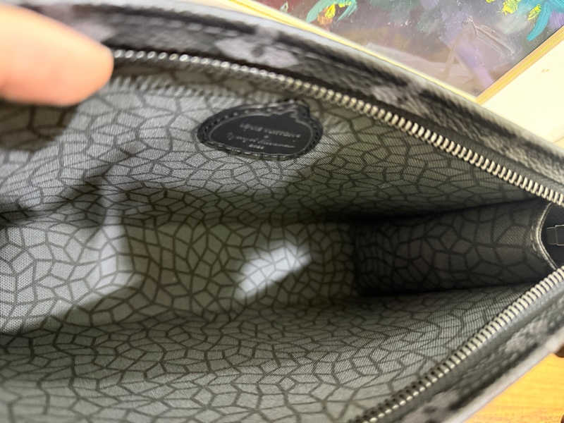 99新🎖️私物甜售🩶僅試揹LV草間彌生 南瓜系列 二合一 斜背包 黑色 灰色-19