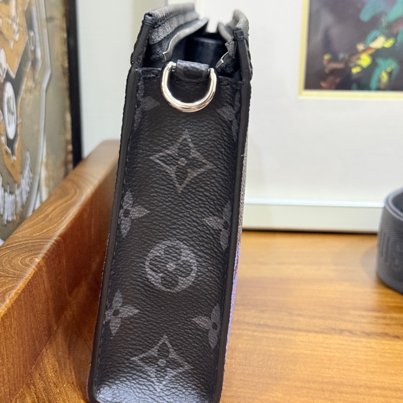 99新🎖️私物甜售🩶僅試揹LV草間彌生 南瓜系列 二合一 斜背包 黑色 灰色-28