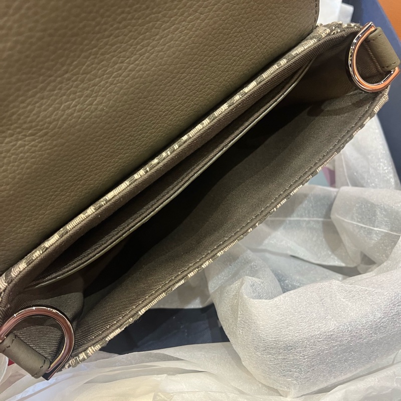 Dior 綠色馬鞍包 約長19.5cm 寬4.3cm 高13cm-7