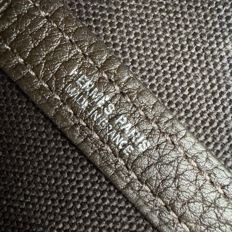 上架中🔑Hermès Garden Party 36cm 咖啡帆布皮革托特包-26