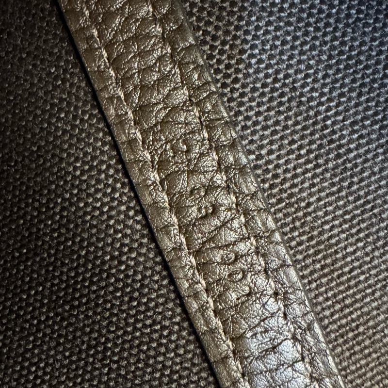 上架中🔑Hermès Garden Party 36cm 咖啡帆布皮革托特包-27