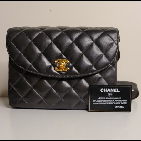CHANEL 😊復古奶奶小香 短肩背包