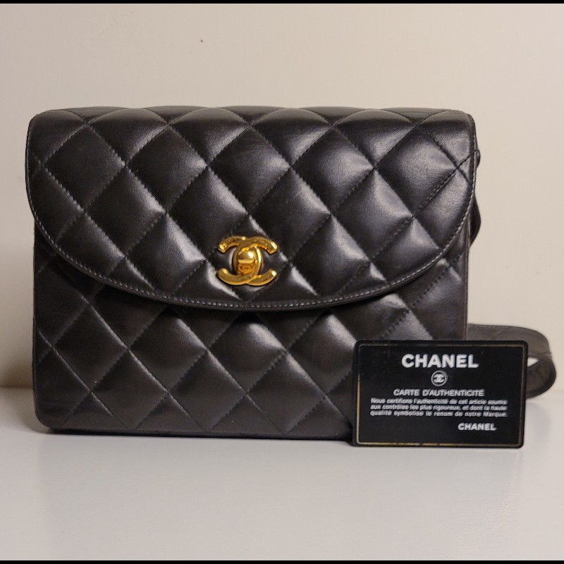 CHANEL 😊復古小香 短肩背包-0