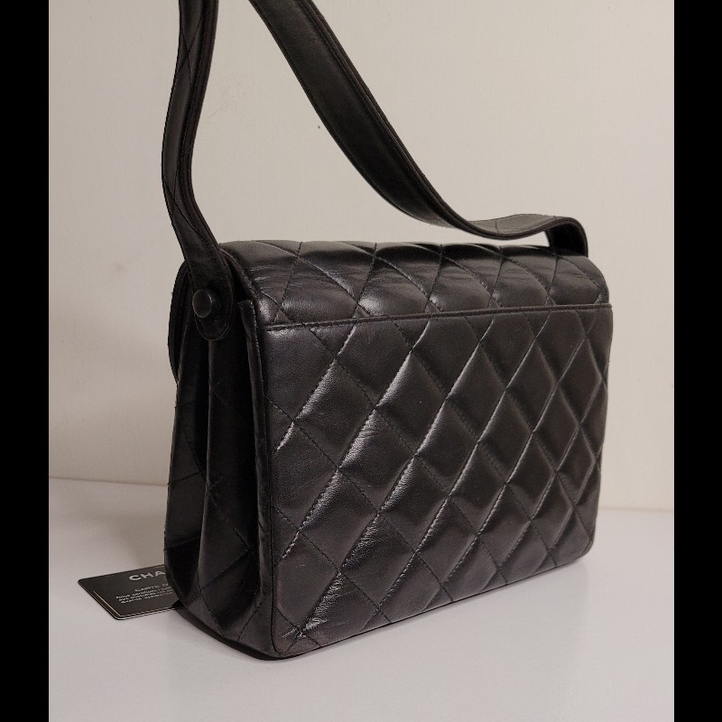 CHANEL 😊復古小香 短肩背包-3