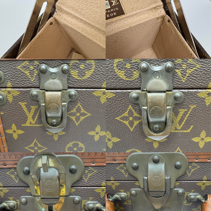 Louis Vuitton 經典 Monogram 帆布硬殼旅行箱-9