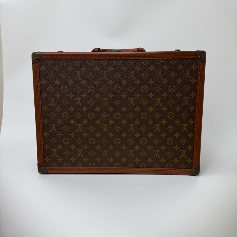 Louis Vuitton 經典 Monogram 帆布硬殼旅行箱-2