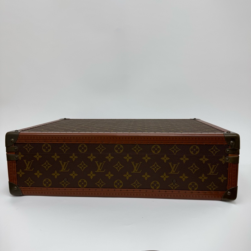 Louis Vuitton 經典 Monogram 帆布硬殼旅行箱-5