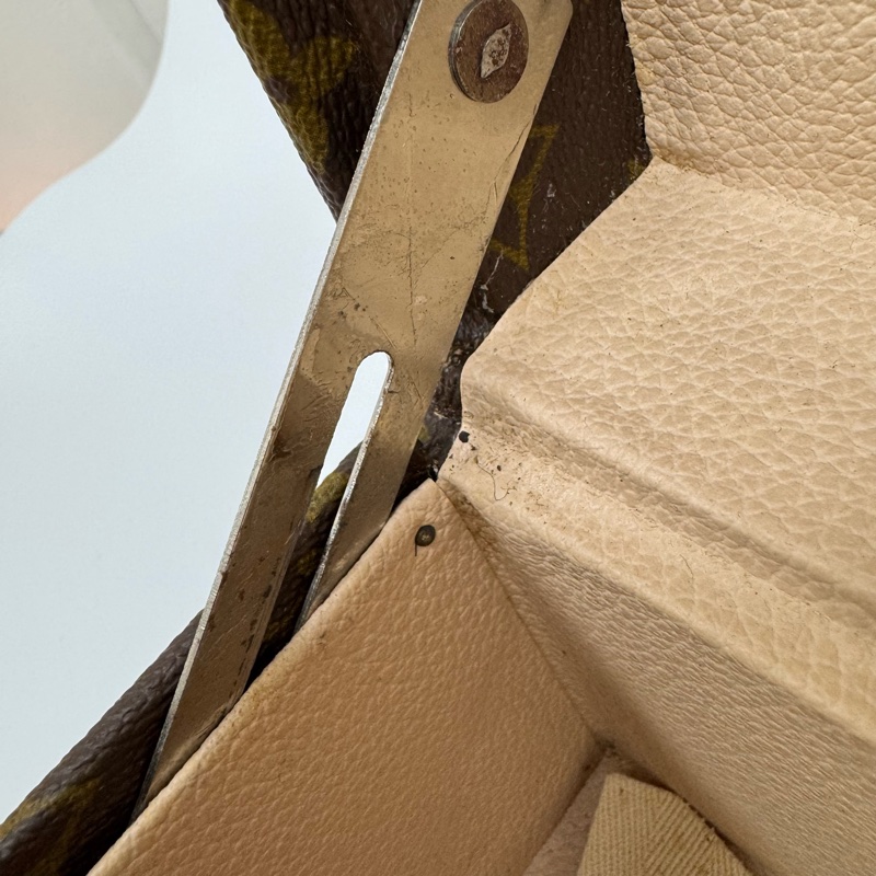 Louis Vuitton 經典 Monogram 帆布硬殼旅行箱-24