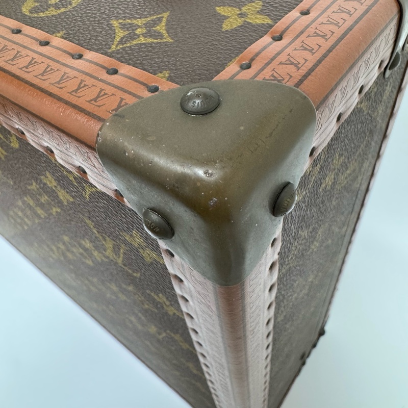 Louis Vuitton 經典 Monogram 帆布硬殼旅行箱-36