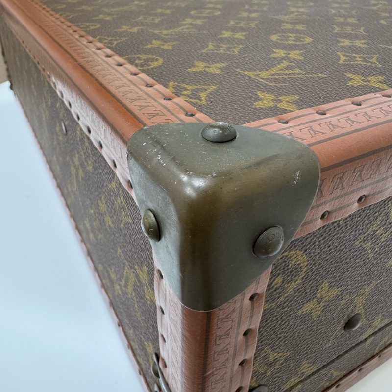 Louis Vuitton 經典 Monogram 帆布硬殼旅行箱-55