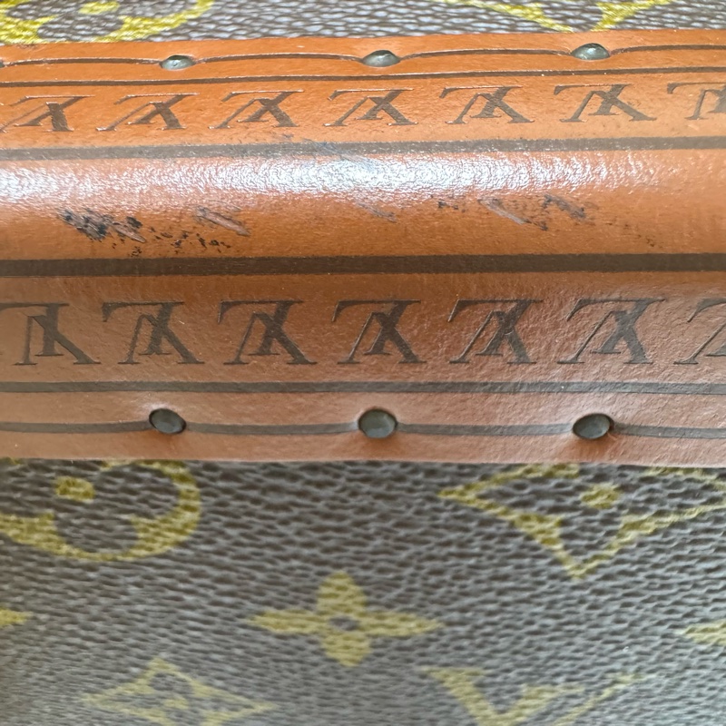 Louis Vuitton 經典 Monogram 帆布硬殼旅行箱-58